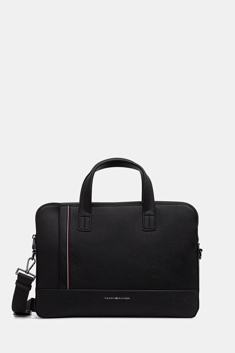 Tommy Hilfiger torba na laptopa kolor czarny AM0AM13631