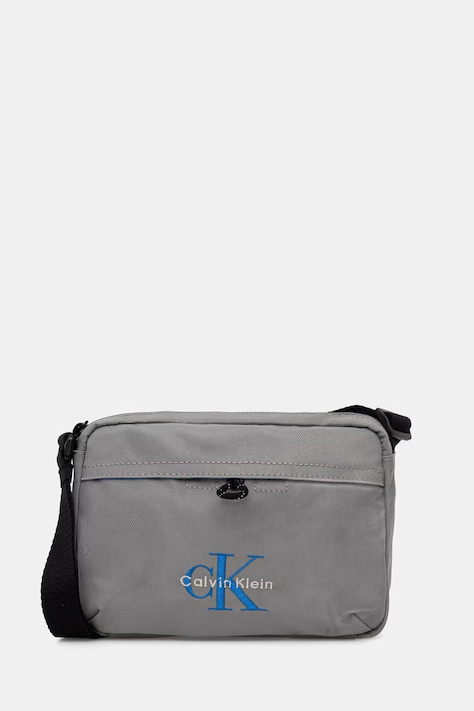 Calvin Klein taška cez rameno pánska sivá LV04D3117G