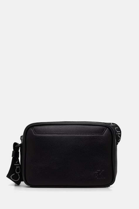 Calvin Klein vrecko pánske z imitácie kože čierne LV04D3129G