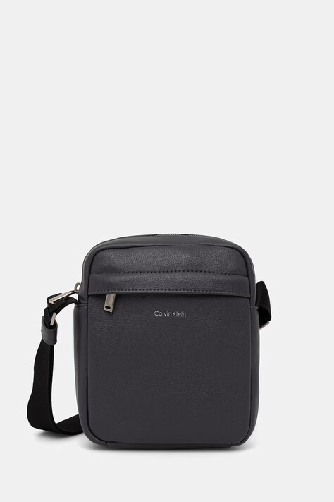 Calvin Klein Bustina da uomo in similpelle grigia LV04D3160G