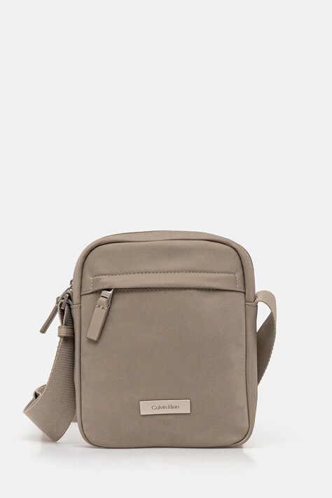 Calvin Klein saszetka kolor zielony LV04D3180G