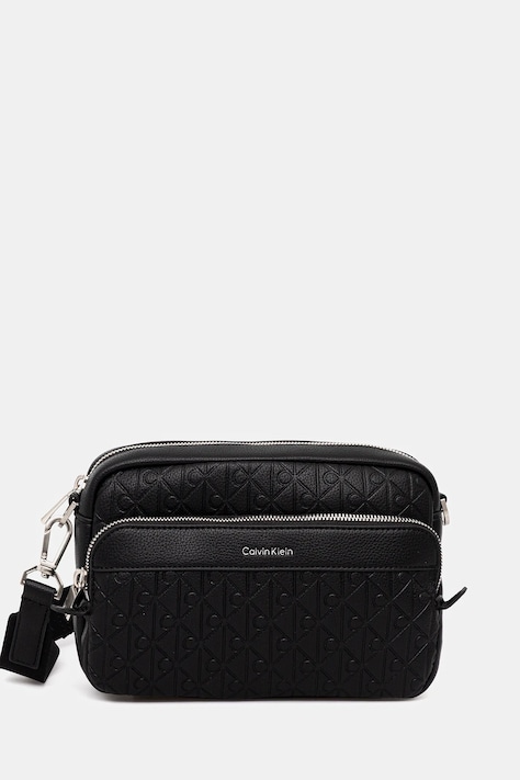 Torbica za okoli pasu Calvin Klein črna barva, LV04D3203G