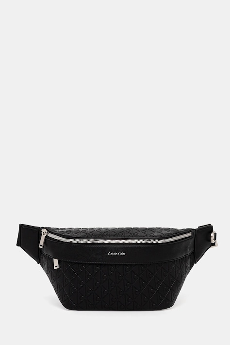 Torbica za okoli pasu Calvin Klein črna barva, LV04D3205G