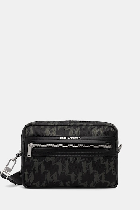 Σακίδιο Karl Lagerfeld K/MONOGRAM χρώμα: μαύρο, A4M30200