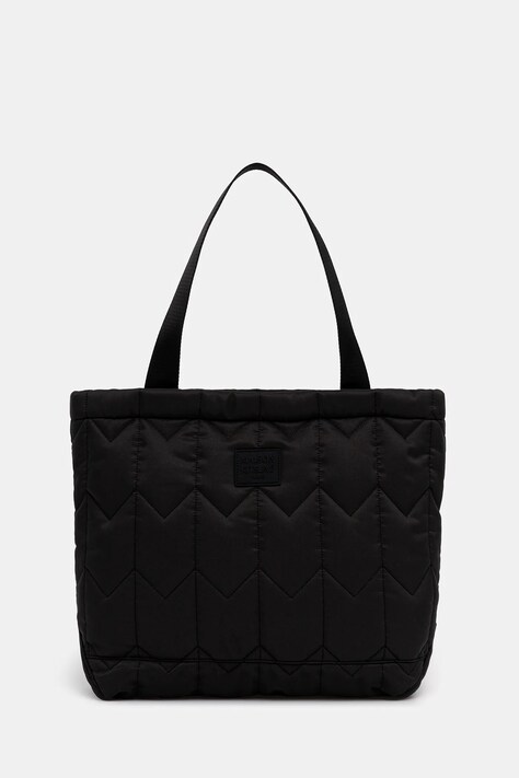 Maison Kitsuné torba Chevron Quilted Large Tote kolor czarny PM05104WB0043
