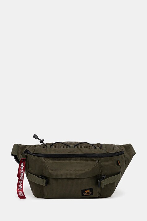 Torbica za okoli pasu Alpha Industries zelena barva, 156949.142