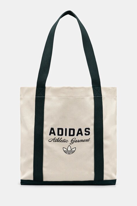 adidas Originals geantă Tote Bag culoarea bej, KF2041