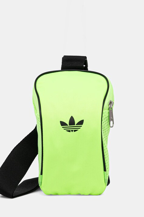 Malá taška adidas Originals zelená farba, JX5309