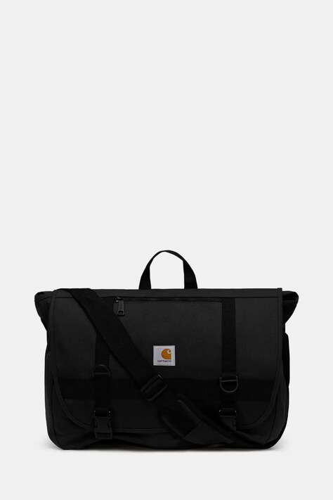 Τσάντα Carhartt WIP Jake Messenger Bag χρώμα: μαύρο, I035347.89XX