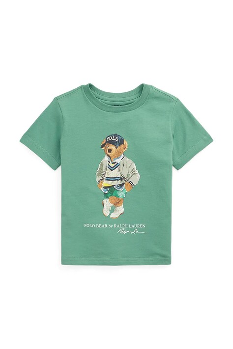 Футболка Polo Ralph Lauren цвет зелёный однотонная 322973121001