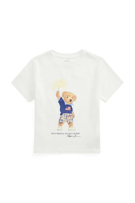 Tričko Polo Ralph Lauren biela farba, 322979103002