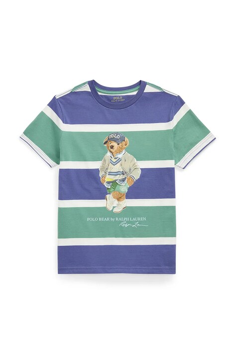 Tričko Polo Ralph Lauren zelená barva, 323971435001