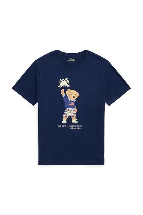 Polo Ralph Lauren tricou culoarea bleumarin, 323979103001