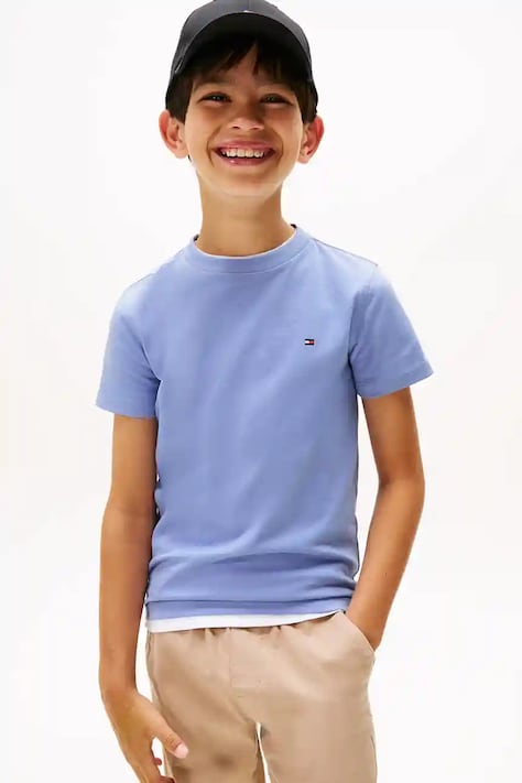Tommy Hilfiger gyerek pamut póló mintás, KB0KB06879