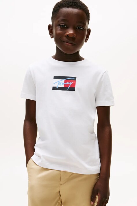 Tommy Hilfiger t-shirt kolor biały KB0KB09725