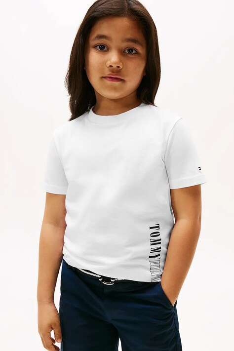 Tommy Hilfiger t-shirt kolor biały KB0KB09870