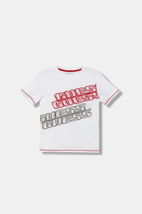 Dětské tričko Guess bílá barva, s potiskem, L5YI01 K8HM4