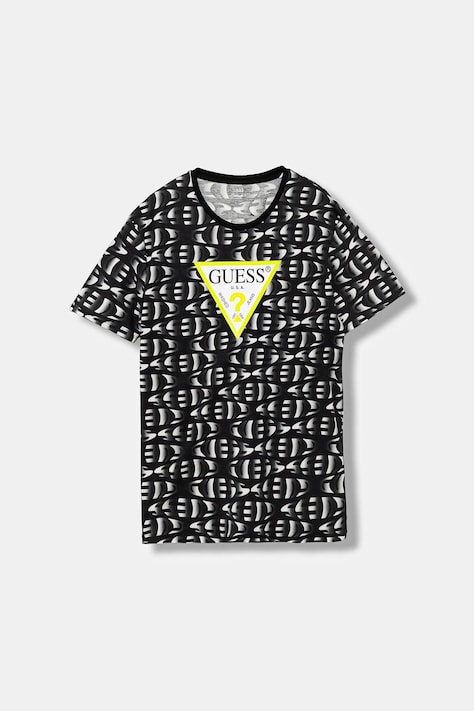 Guess t-shirt in cotone per bambini colore nero L5YI05 K8HM4