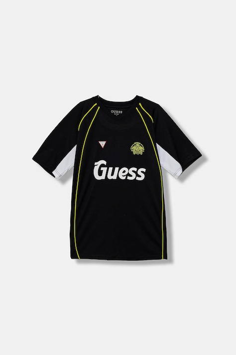 Guess tricou copii culoarea negru, cu imprimeu, L5YI09 KCXI0