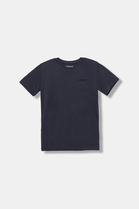 Guess tricou de bumbac pentru copii culoarea bleumarin, cu imprimeu, L5YI39 K8HM4