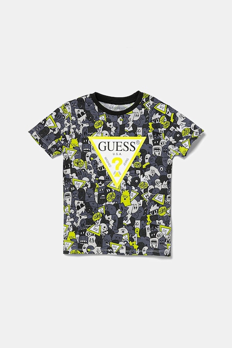 Guess t-shirt in cotone per bambini colore verde N5YI04 K8HM4