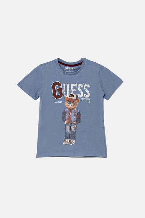 Guess tricou de bumbac pentru copii cu imprimeu, N5YI22 K8HM4