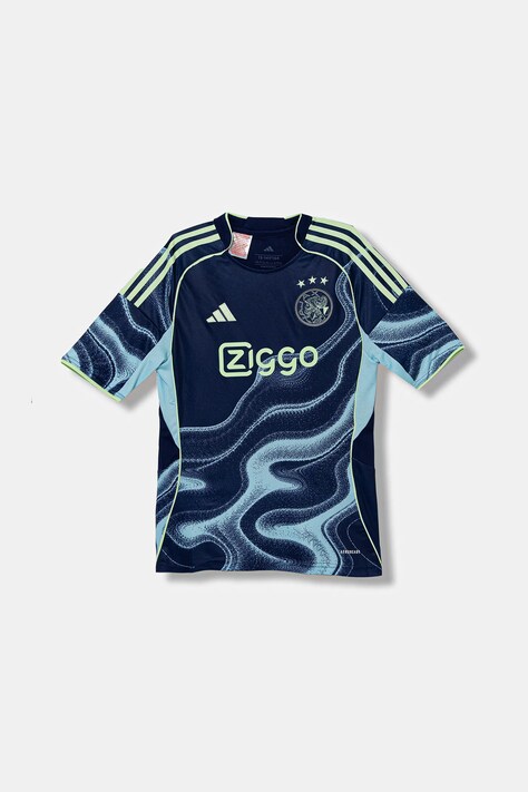 adidas Performance tricou copii AJAX culoarea bleumarin, cu model, JI7218
