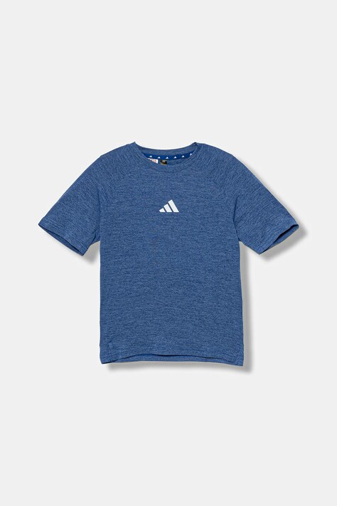 Детска тениска adidas в тъмносиньо с принт JM4322
