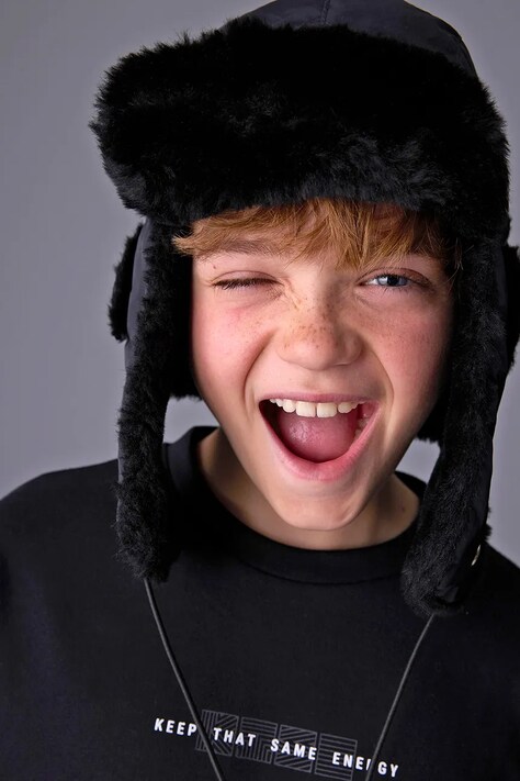 Mayoral t-shirt dziecięcy kolor czarny 7001