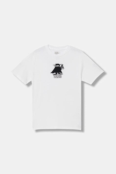Παιδικό βαμβακερό μπλουζάκι Vans Classified SS χρώμα: άσπρο, VN000R05WHT1