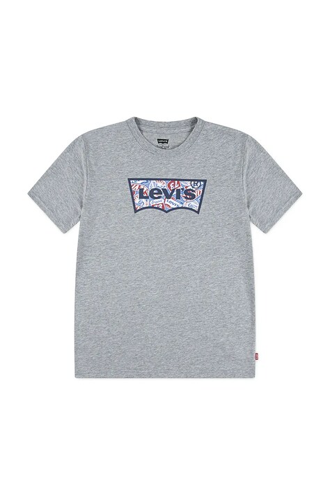 Levi's gyerek póló ON THE ROAD BATWING TEE szürke, nyomott mintás, 8EN945