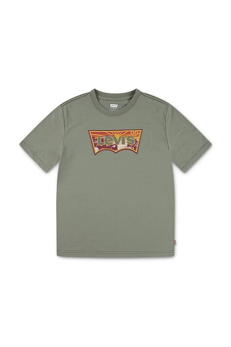 Levi's tricou copii SUNRISE DESERT TEE culoarea verde, cu imprimeu, 8EN991