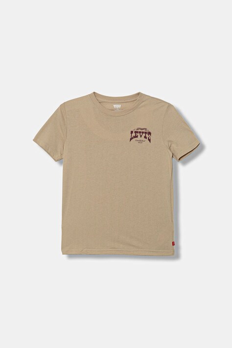 Levi's tricou copii GALLOPING FREE TEE culoarea bej, cu imprimeu, 9EN614