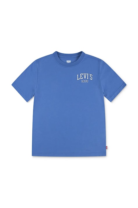 Levi's t-shirt dziecięcy ALWAYS ORIGINAL TEE kolor niebieski gładki 9EN858