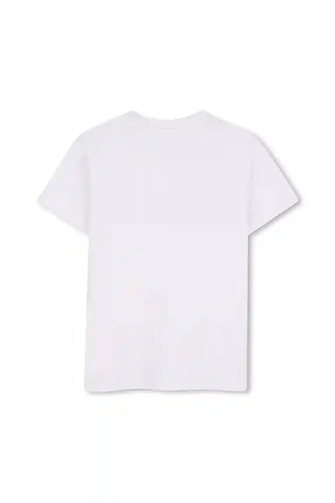 HUGO t-shirt bawełniany dziecięcy kolor biały z nadrukiem G00433