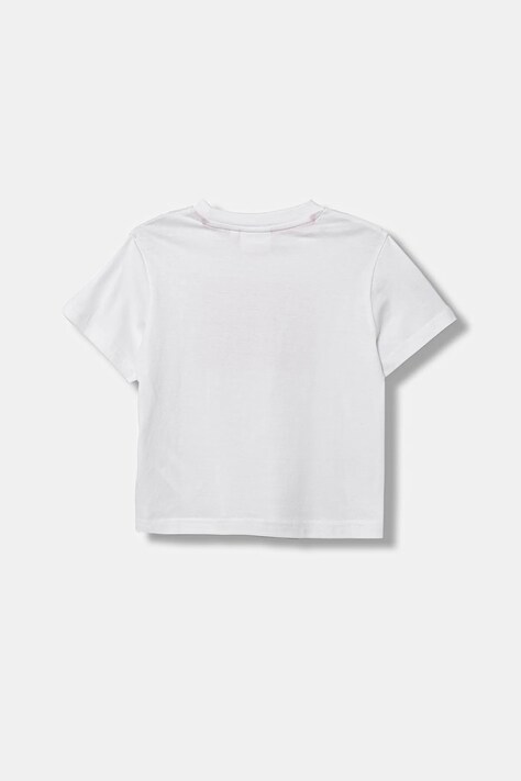Дитяча бавовняна футболка HUGO — AW25-TSB0A3, білий — фото 2
