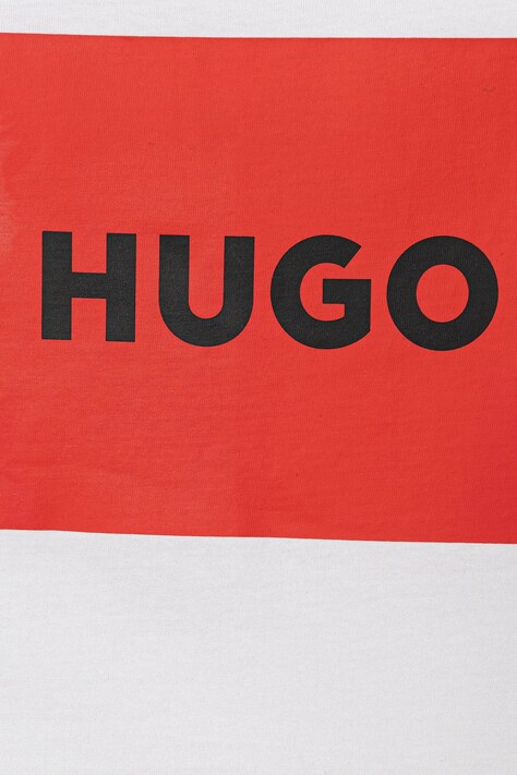Дитяча бавовняна футболка HUGO — фото 3