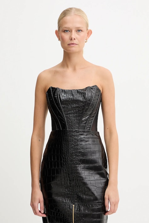 Top Elisabetta Franchi ženski, črna barva, TO03056E2