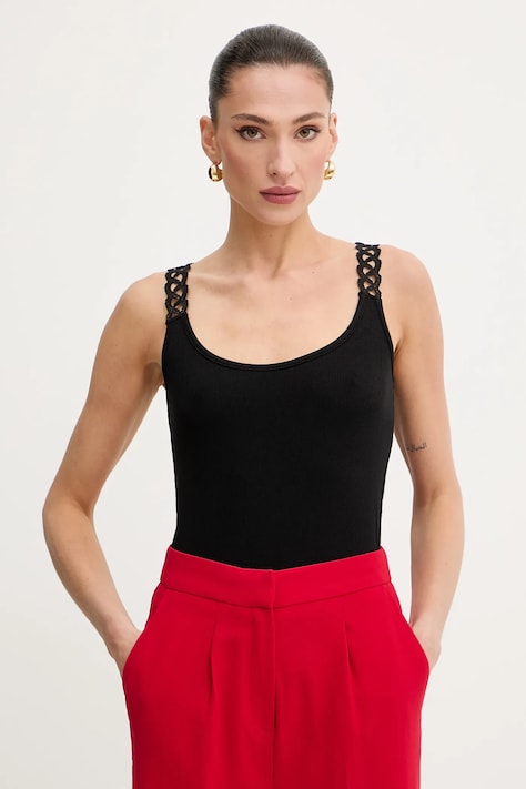 Morgan top culoarea negru, DOUBI