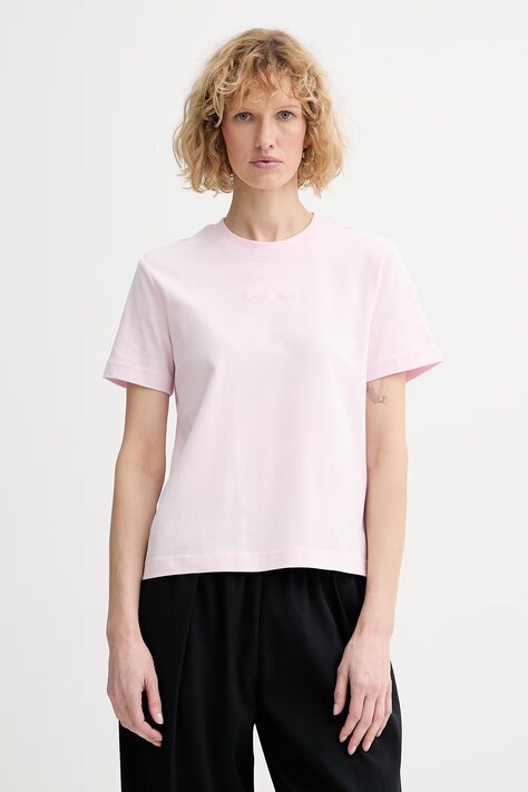 Calvin Klein tričko dámske bavlnené ružové LV044C905G
