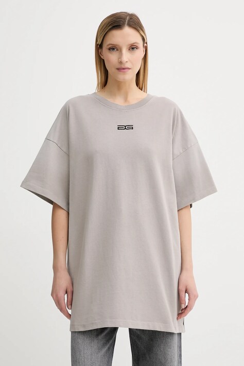 Gestuz t-shirt bawełniany damski kolor beżowy 10910397