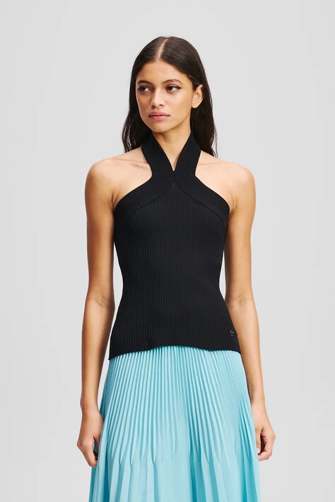Top Karl Lagerfeld černá barva, A3W18028