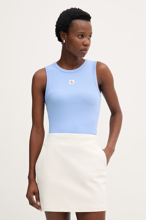 Calvin Klein Jeans top dámský modrý LV047C201G