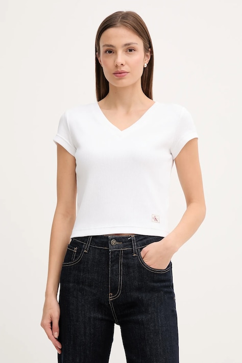 Футболка Calvin Klein Jeans колір білий LV047C910G