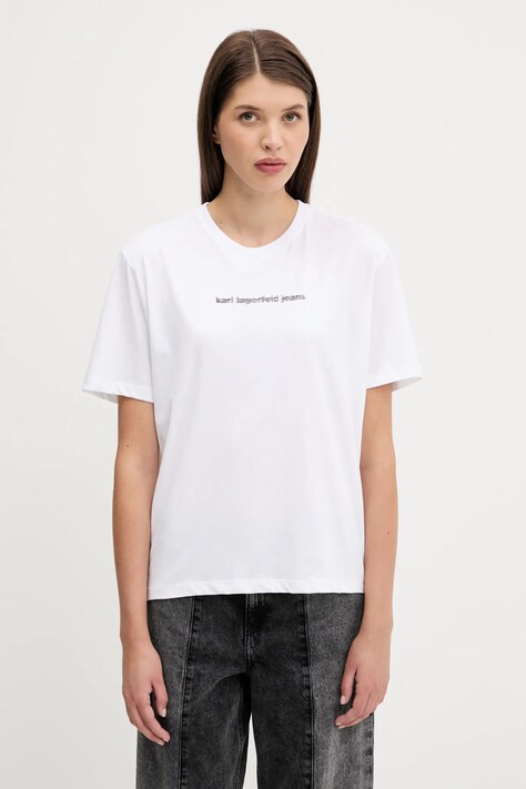 Футболка Karl Lagerfeld Jeans колір білий A3W17039