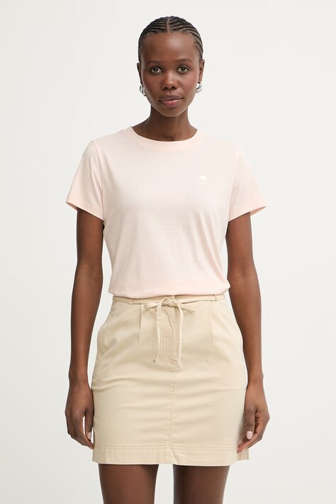 BOSS Orange t-shirt γυναικείο βαμβακερό C_Esogo_3 πορτοκαλί 50545288