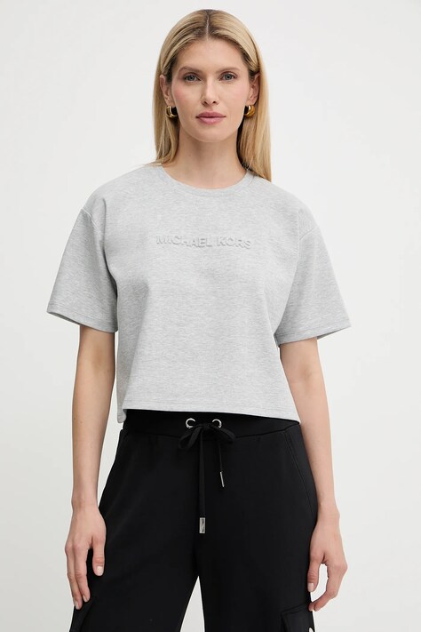 MICHAEL Michael Kors t-shirt damski kolor szary MT551T65MF
