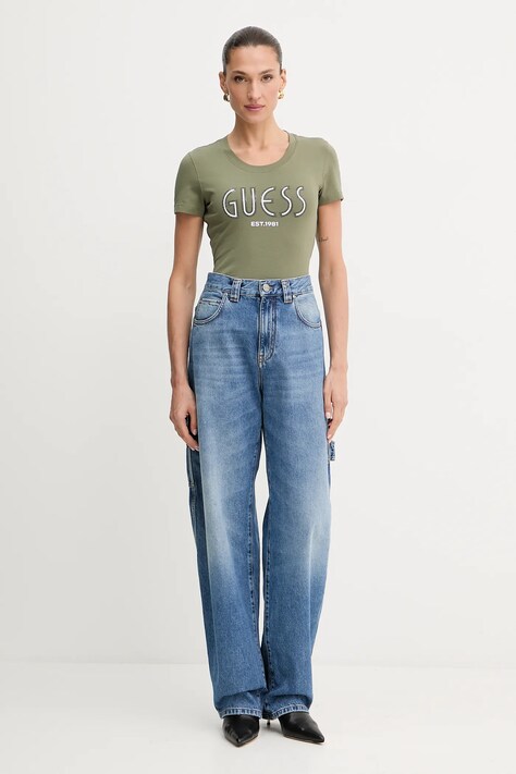 Футболка Guess — AW25-TSD07U, зелений — фото 2
