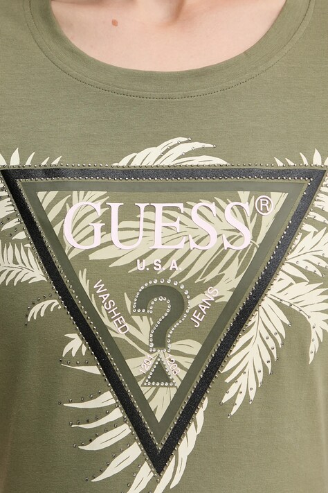 Футболка Guess — AW25-TSD082, зелений — фото 5