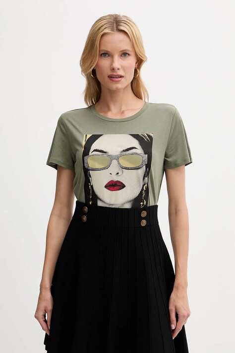 Футболка Guess колір зелений W5YI49 K7WS0